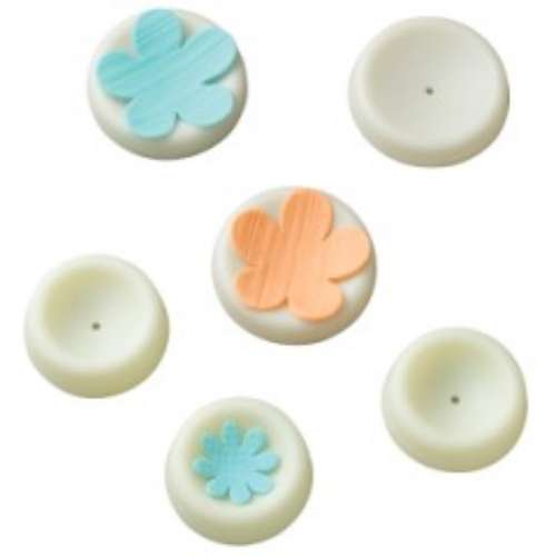 Flower Forming Cups Set - Dry Icing Flowers - Click Image to Close